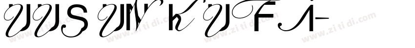 UUS UN KUFI字体转换